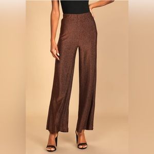 Brand new copper colored lulus pants size small